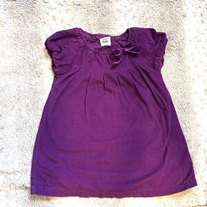Mini Boden Purple Short Sleeve Tunic Dress